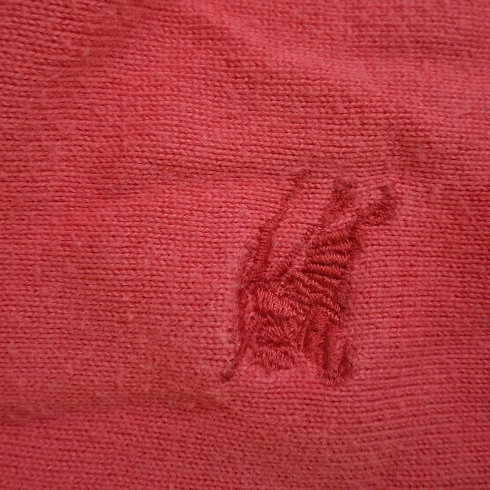 Burberry Kids Red Hooded Zip Up Sweashirt Girls Size 12 Years - Picture 7 of 10
